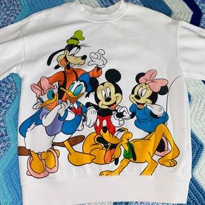 Disney Mickey Mouse and characters cozy sweatshirt